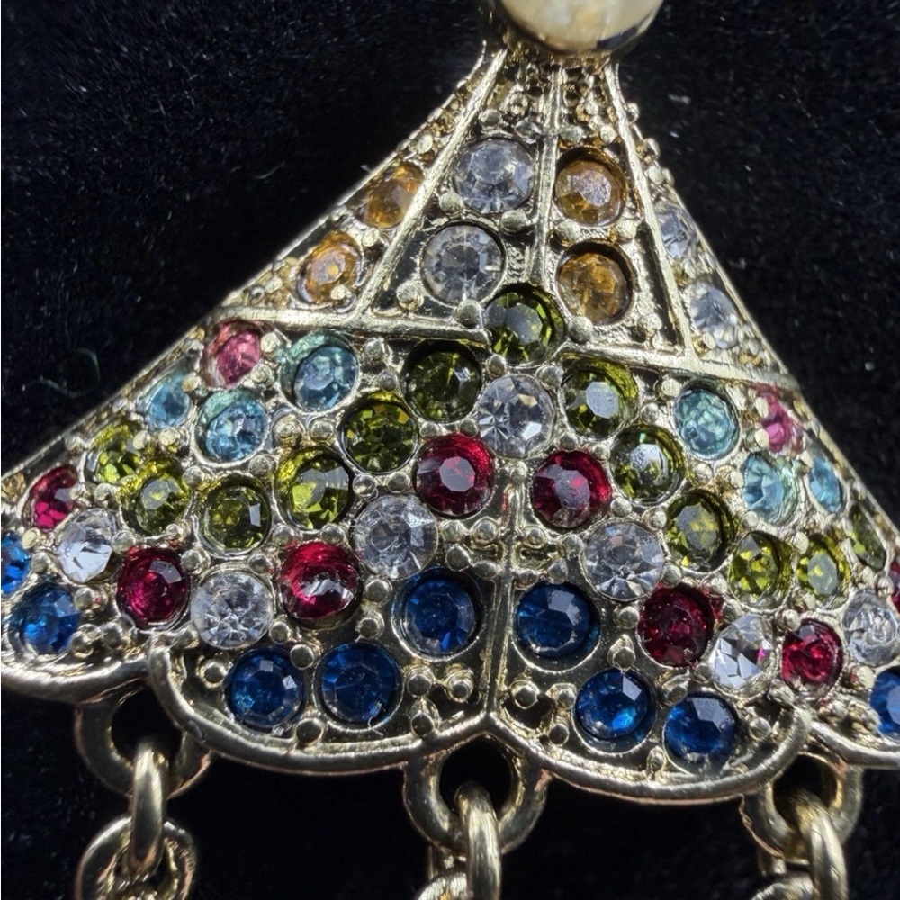 Heidi Daus Colorful Swarovski Crystal Carousel Earrings - Picture 11 of 11